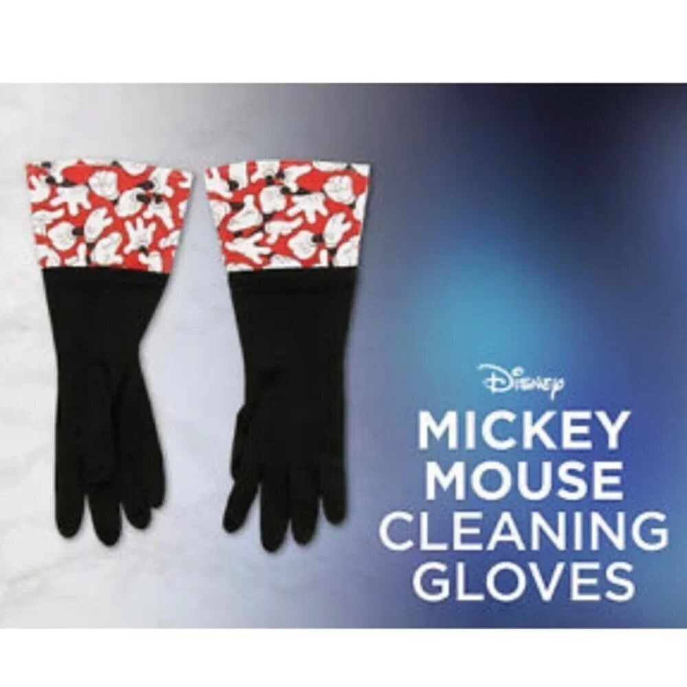Mickey Mouse Disney Cleaning Multi Purpose Gloves Reusable Black Multi C…